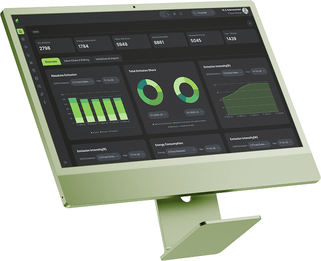 EnDecarb analytics on desktop